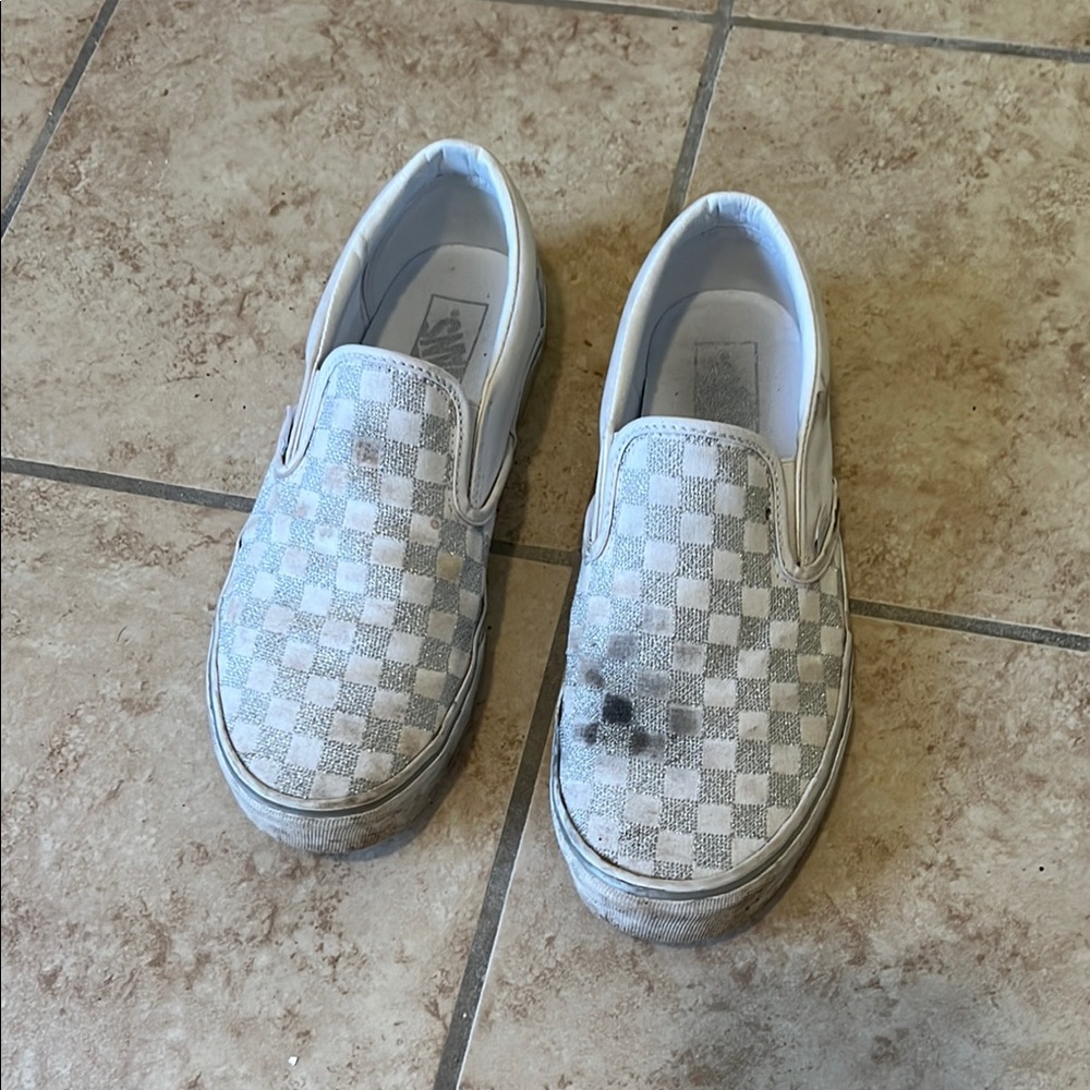 Men’s vans Checkered Slip-On Shoes